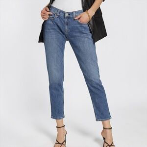 Rag & Bone Dre Low-Rise Boyfriend Jeans in Lily Size 25